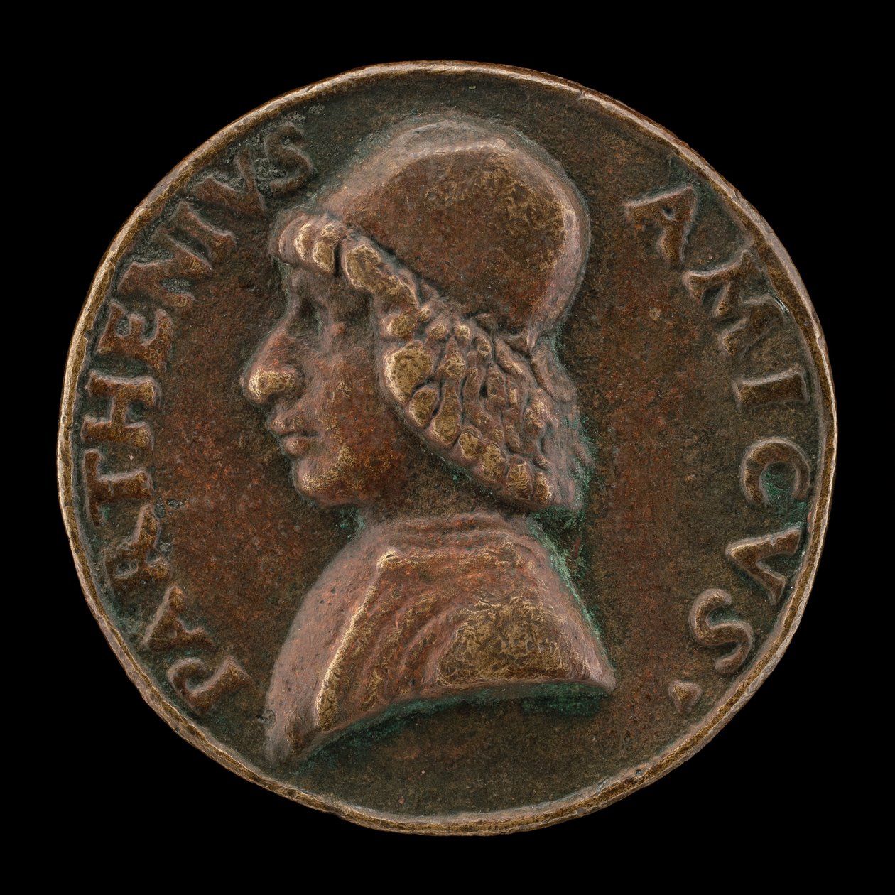 Bartolommeo Partenio, attivo 1480-1485, Umanista [recto] da Lysippus Junior