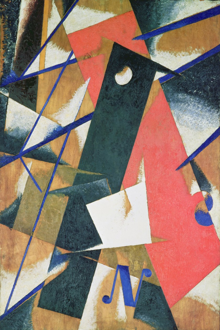 Costruzione di forza spaziale, 1921 da Lyubov Sergeevna Popova