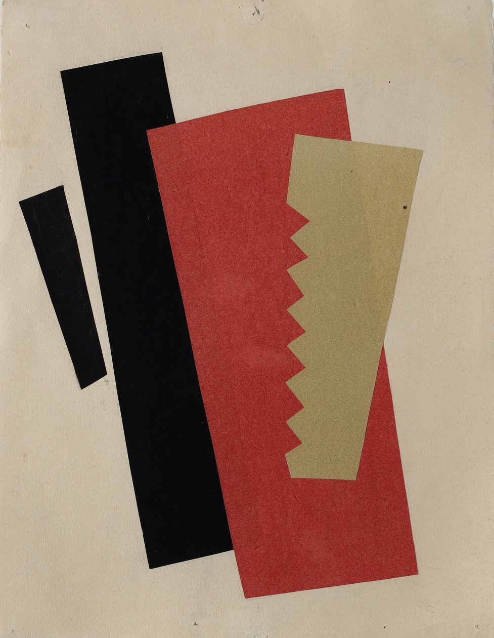 Composizione rosso-nero-oro da Lyubov Sergeevna Popova