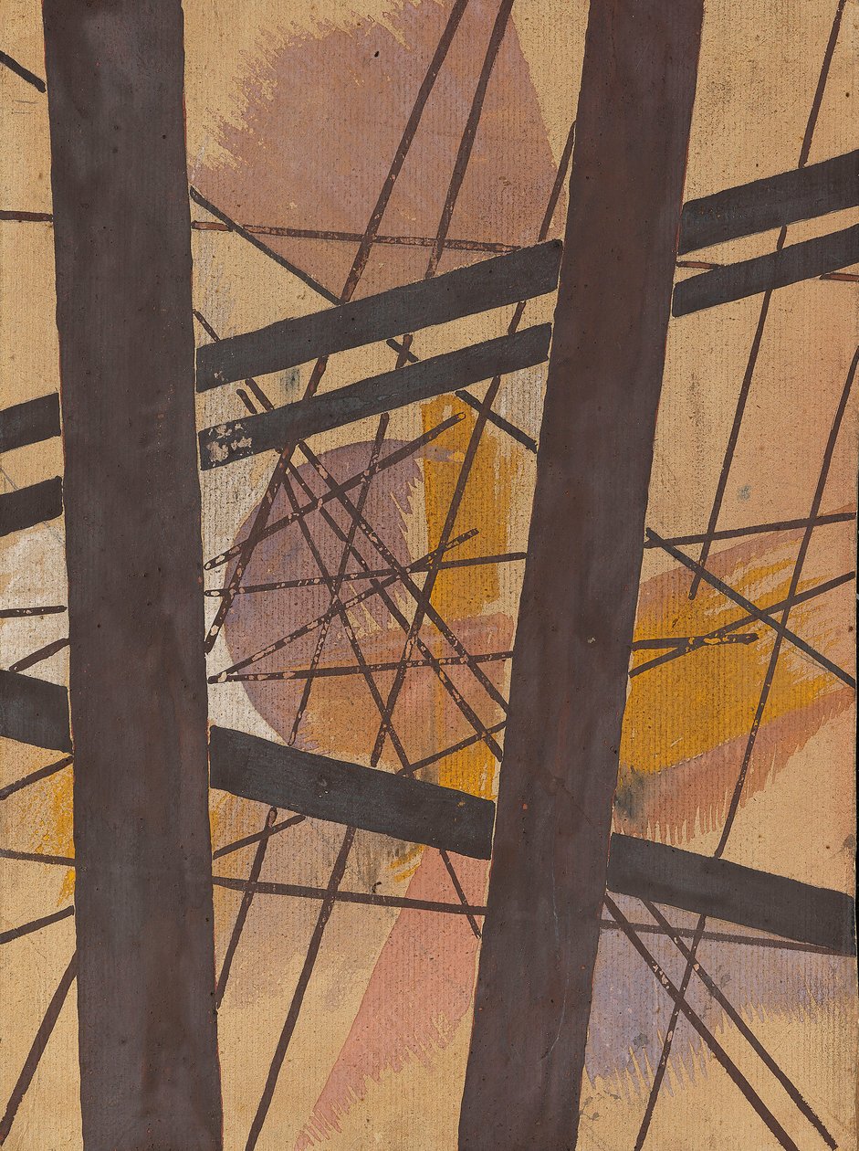 Composizione della Forza Spaziale, 1921-1922 da Lyubov Sergeevna Popova