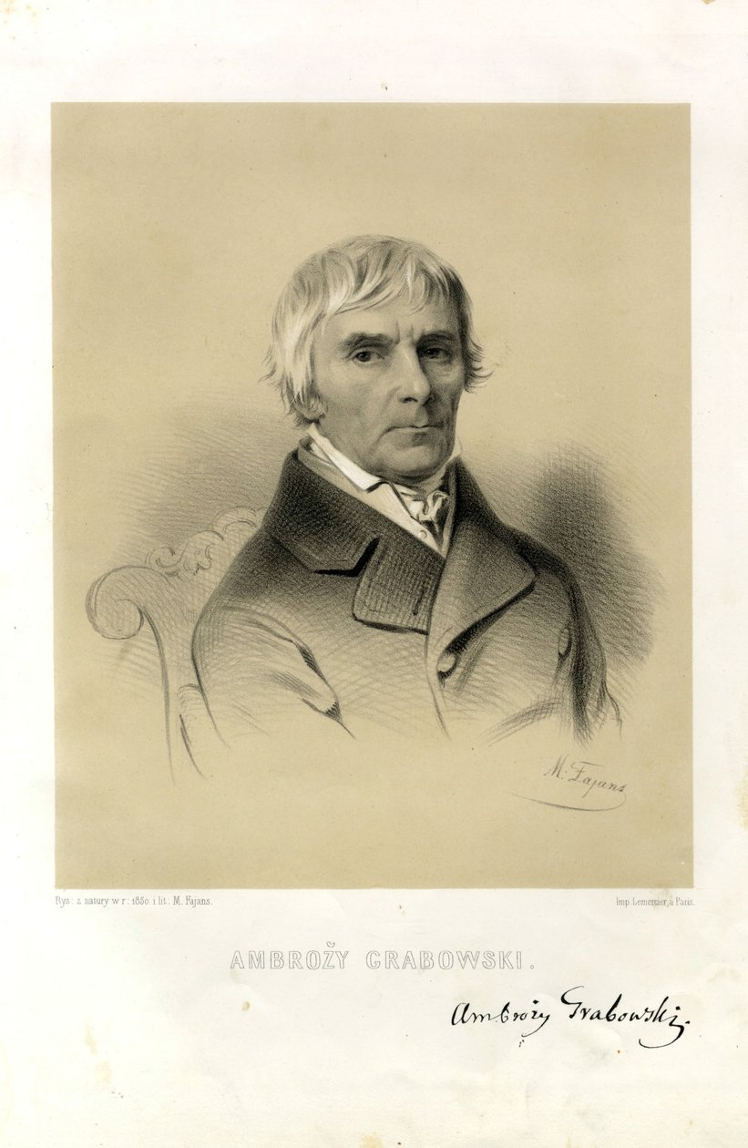 Ritratto di Ambroży Grabowski da M. Fajans