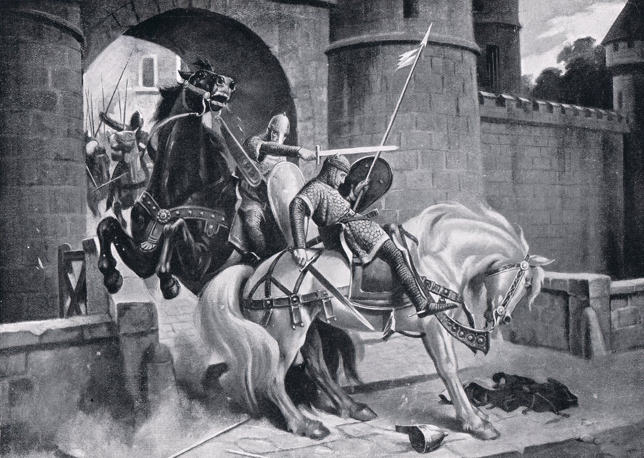 Il combattimento tra Guglielmo e Roberto a Gerberoy AD1079, anni 