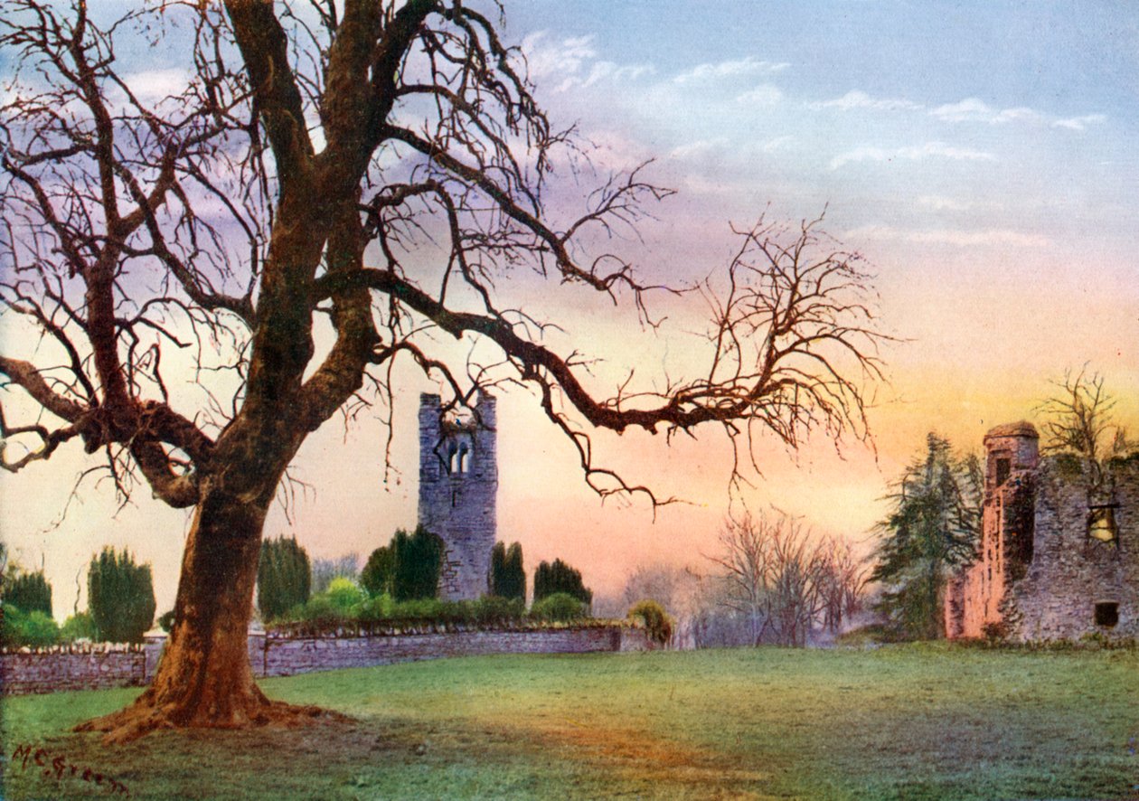 Rovine sulla Collina di Slane, Contea di Meath, Irlanda, 1924-1926 da MC Green
