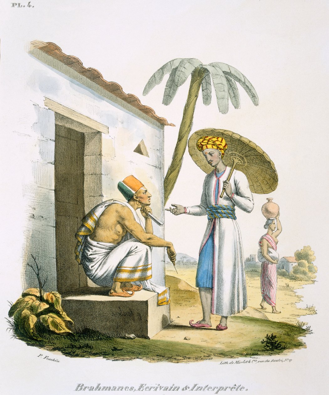 Brahmini: uno scriba e un interprete, 1827-35 da M.E. Burnouf