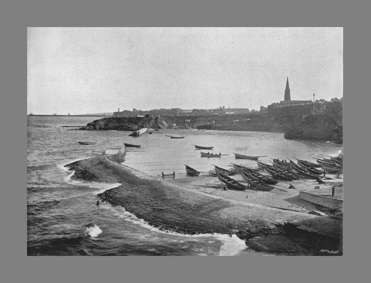 Baia di Cullercoats, Tynemouth da M. Aunty