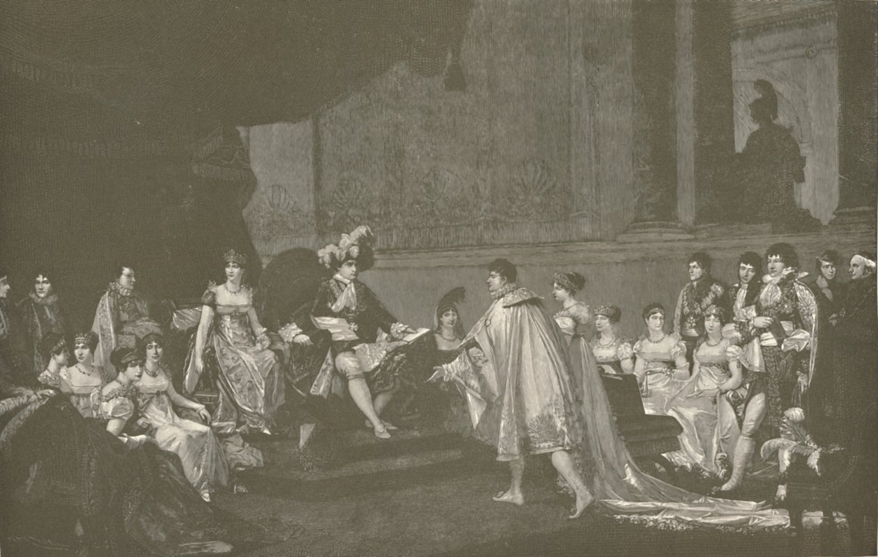 Matrimonio del Principe Girolamo Bonaparte e della Principessa Federica Caterina di Württemberg, 1807, 1896 da M. Haider