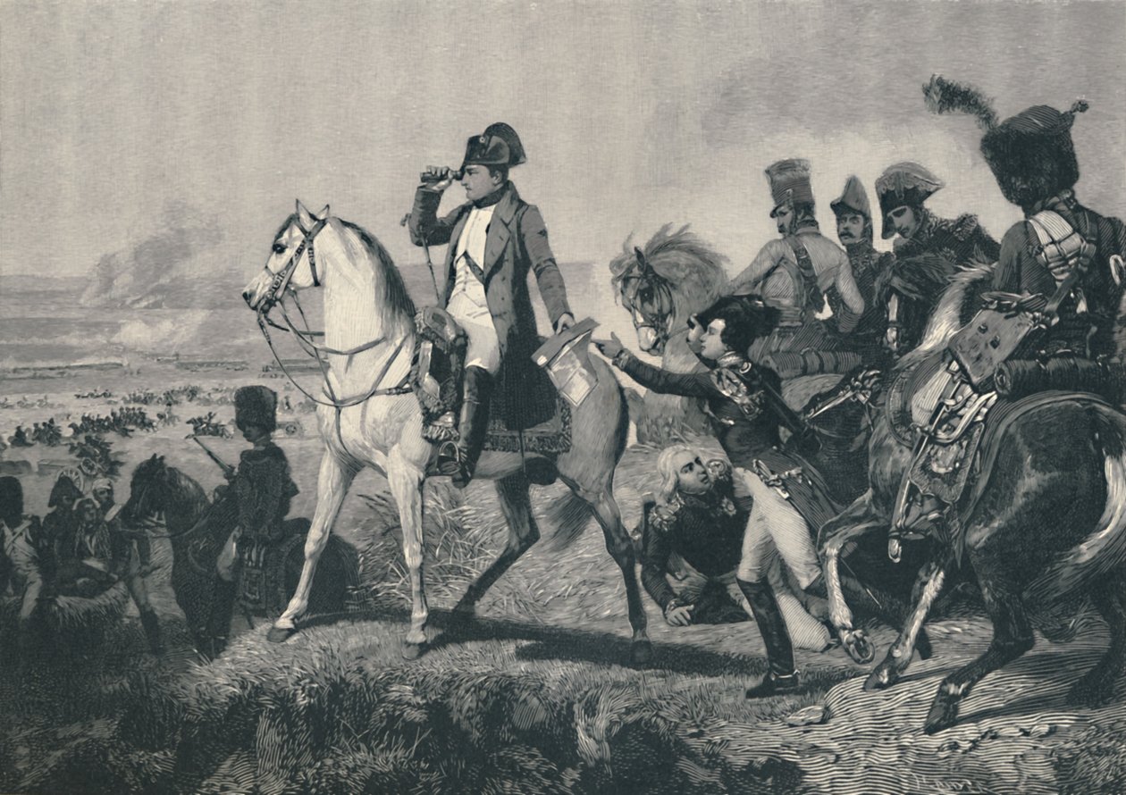 La battaglia di Wagram, 6 luglio 1809, 1896 da M. Haider