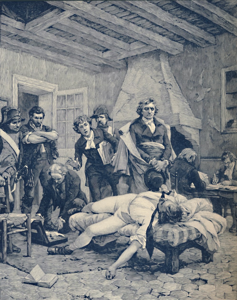 La morte di Pichegru, 1804 da M. Haider