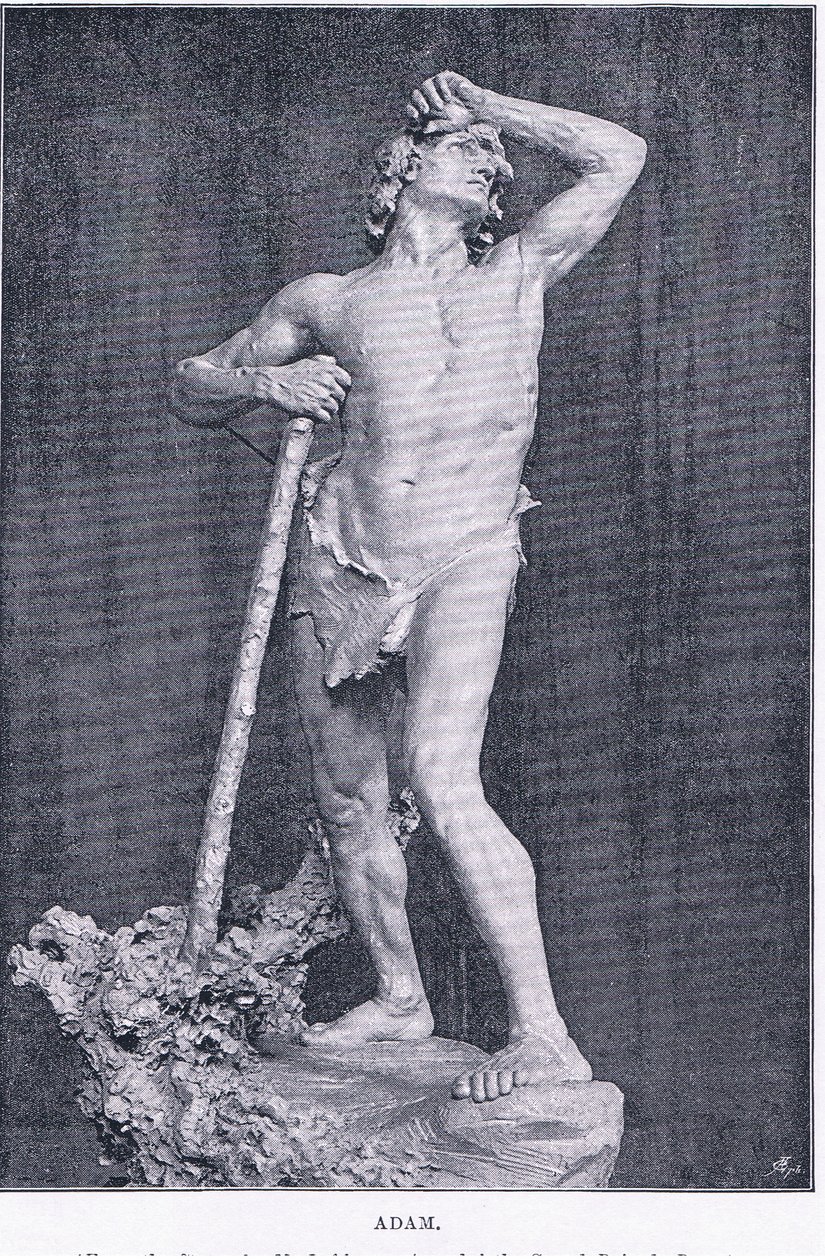 Adamo, da The Magazine of Art 1893, Cassell and Company da M. Lavergne