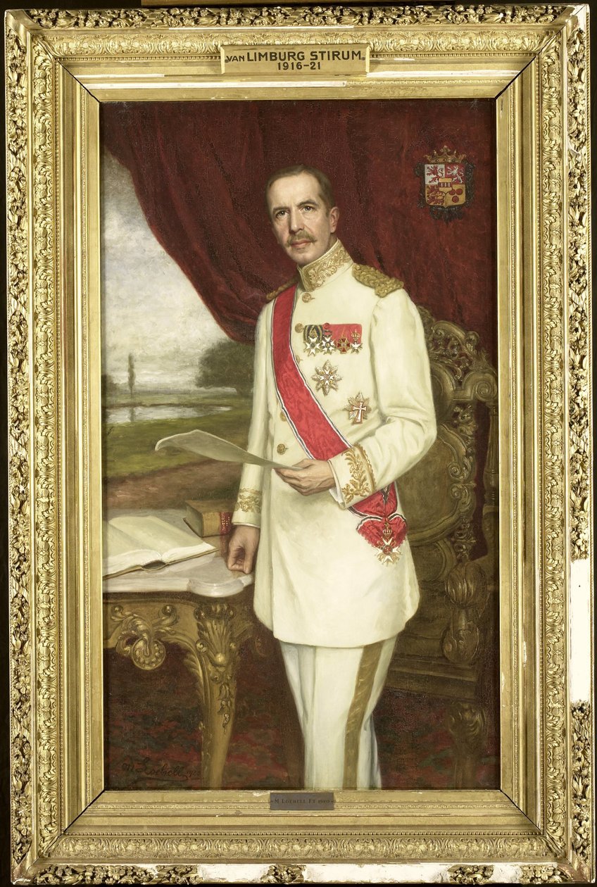 Johan Paul Conte di Limburg Stirum (1873-1948). Governatore generale (1916-21) da M. Loebell