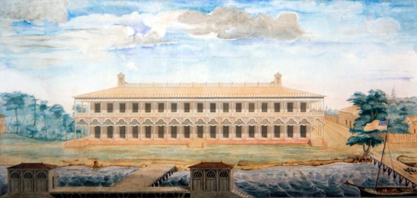 Progetto per un Edificio Residenziale sul Mississippi, New Orleans da M. Vergnes