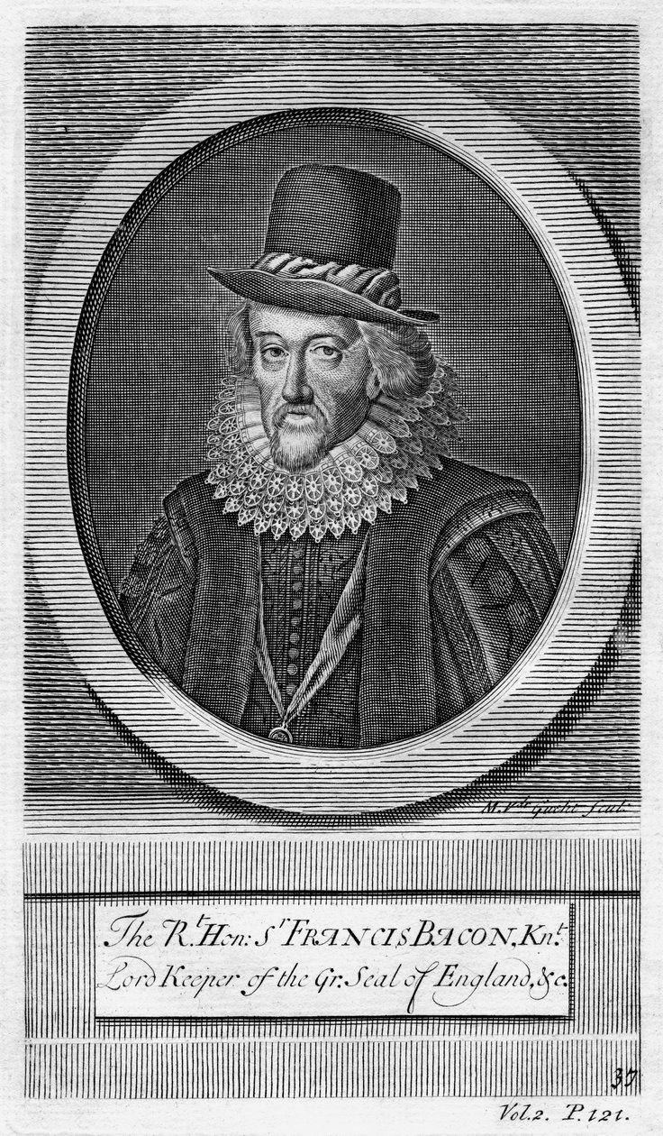 Sir Francis Bacon, Visconte di St Albans, filosofo, scienziato e statista inglese da M. van de Gucht