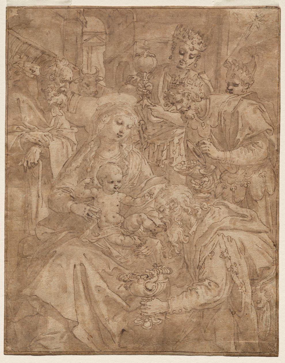 Adorazione dei Magi da Maarten de Vos