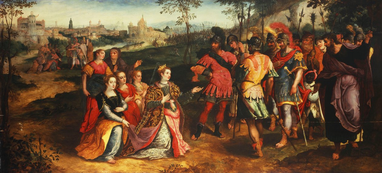 Coriolano e Volumnia da Maarten de Vos