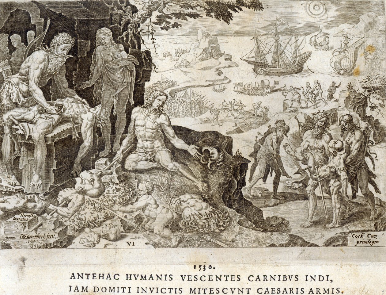 Campo di battaglia nel Nuovo Mondo nel 1530, tavola 6 da 