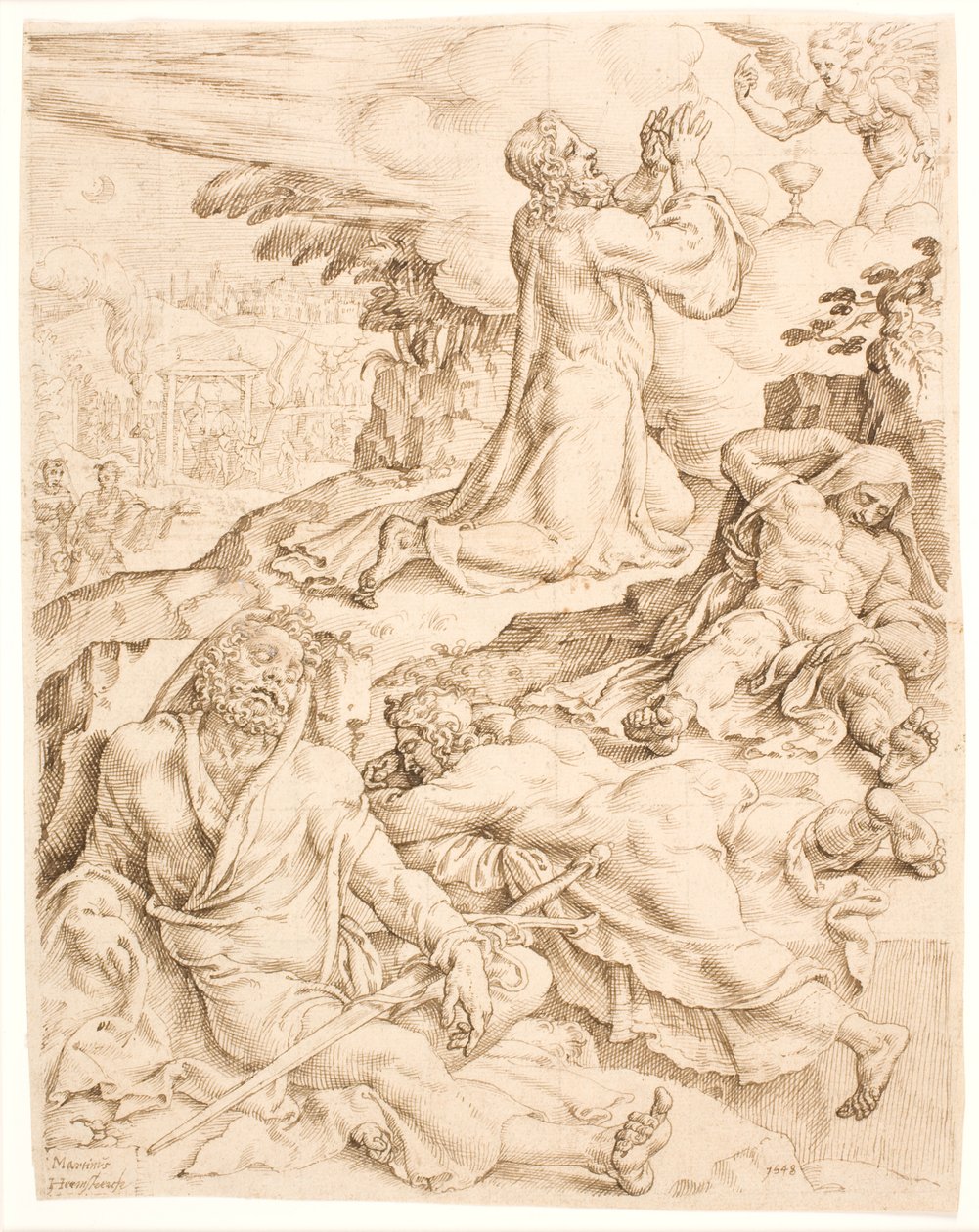 Cristo sul Monte degli Ulivi da Maarten van Heemskerck
