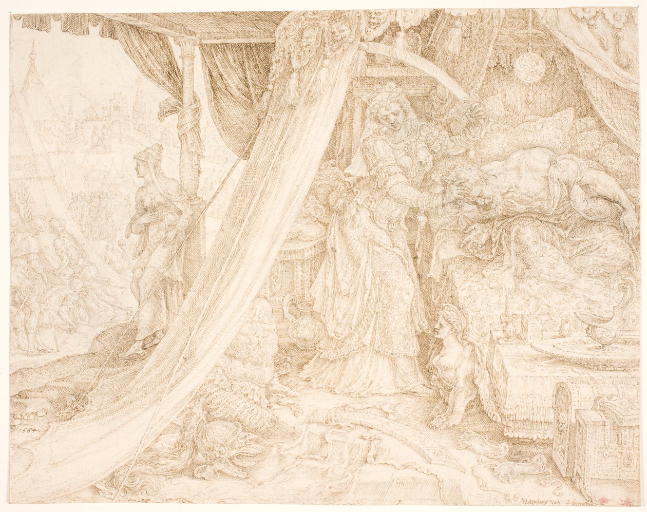 Giuditta che taglia la testa di Oloferne da Maarten van Heemskerck