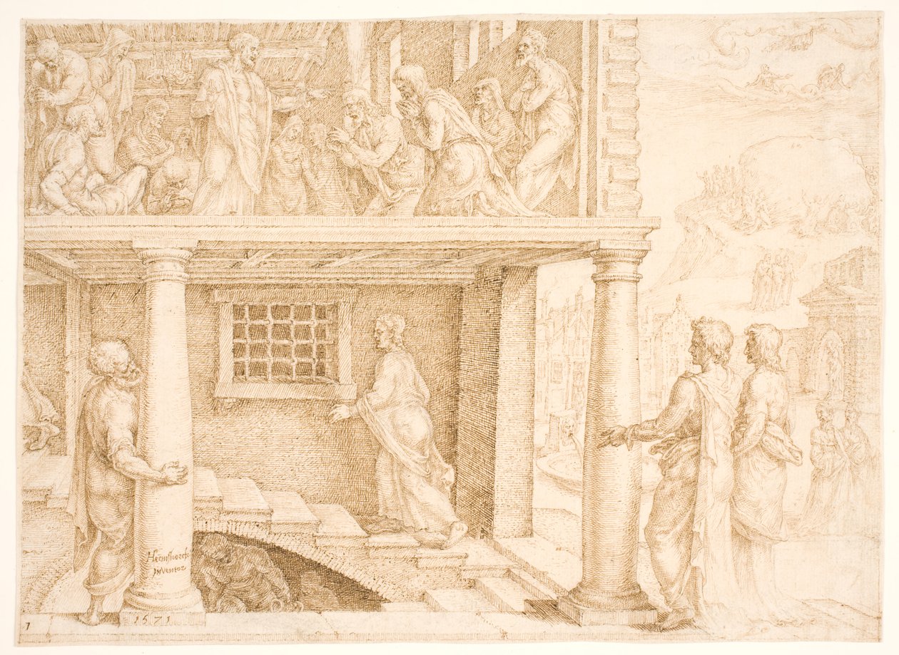 La chiamata di Matteo da Maarten van Heemskerck