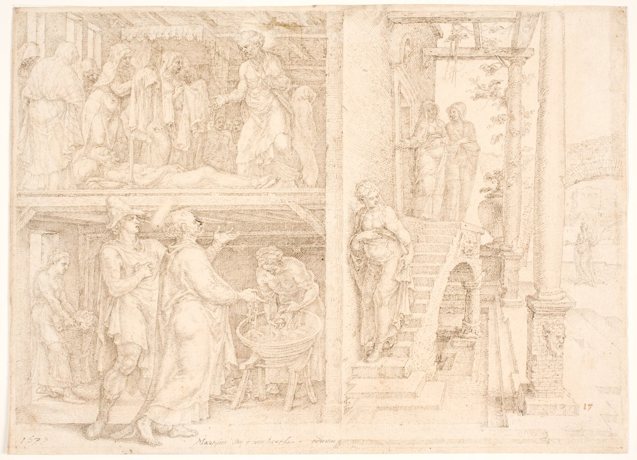 Peter risveglia Tabita da Maarten van Heemskerck
