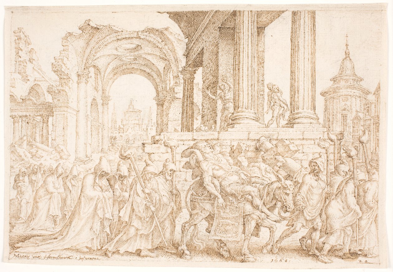 Il funerale di Sansone da Maarten van Heemskerck