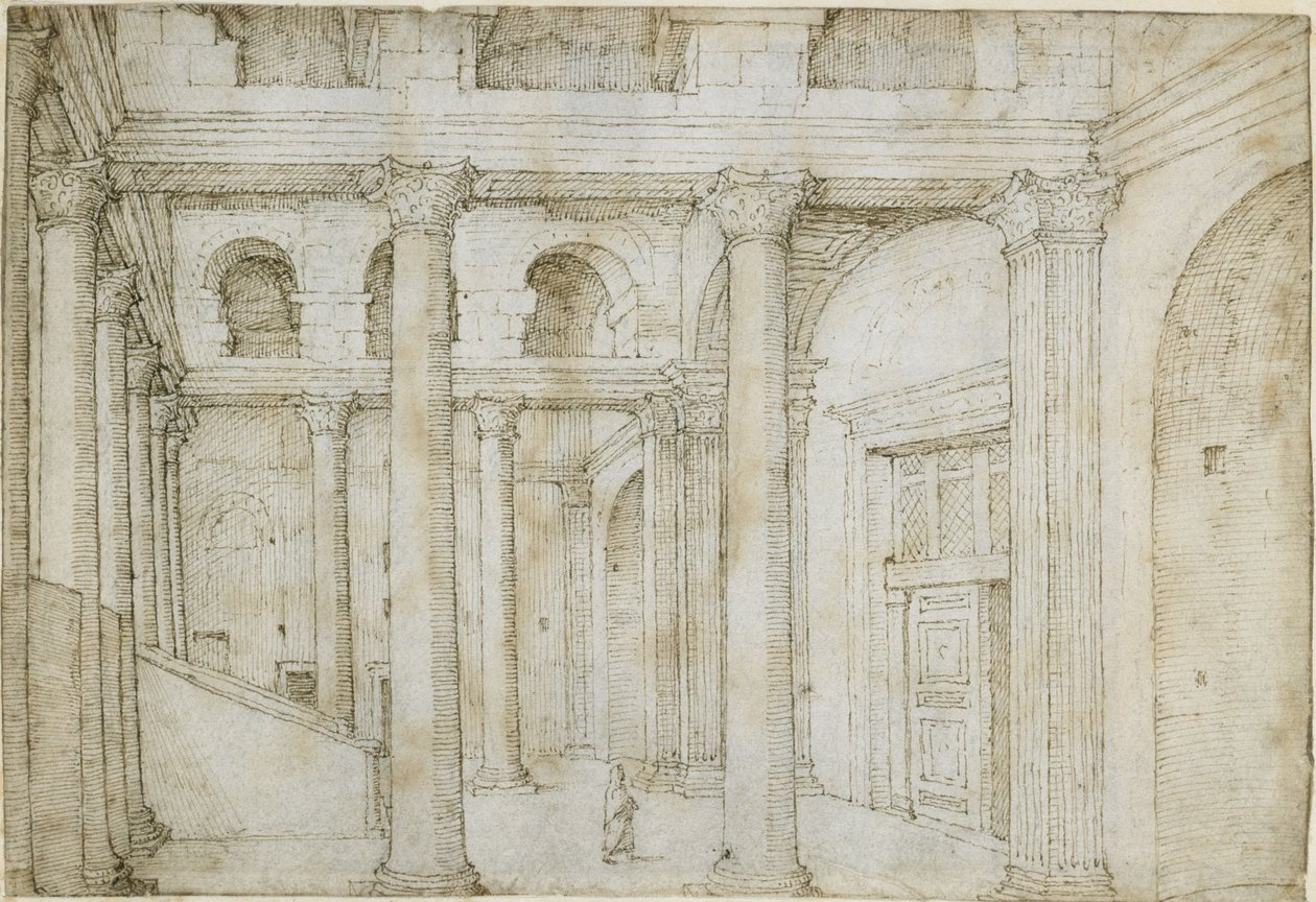 Portico del Pantheon da Maarten van Heemskerck