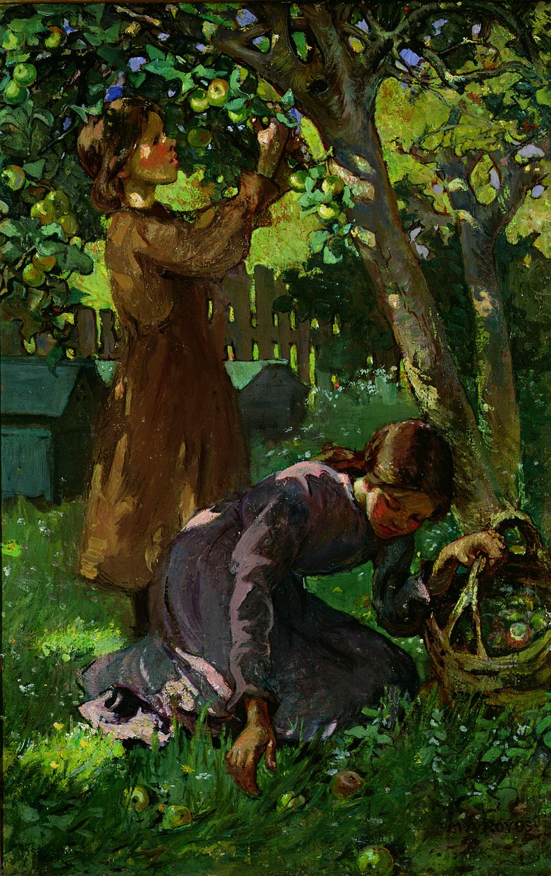 Raccolta di Mele, c.1920 da Mabel Royds