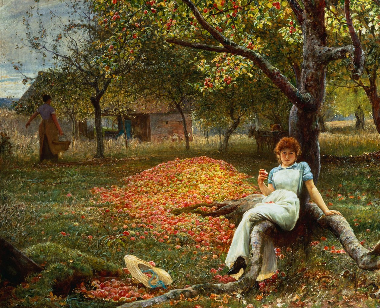 Il frutteto di mele, 1890 da Robert Walker Macbeth