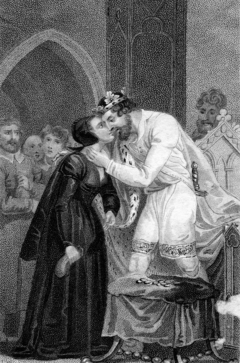 Edoardo IV riceve il contributo della vedova, XV secolo XIX secolo da Mackenzie