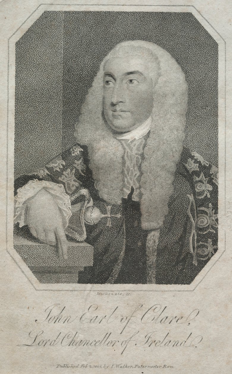 John Fitzgibbon, Conte di Clare da Mackenzie