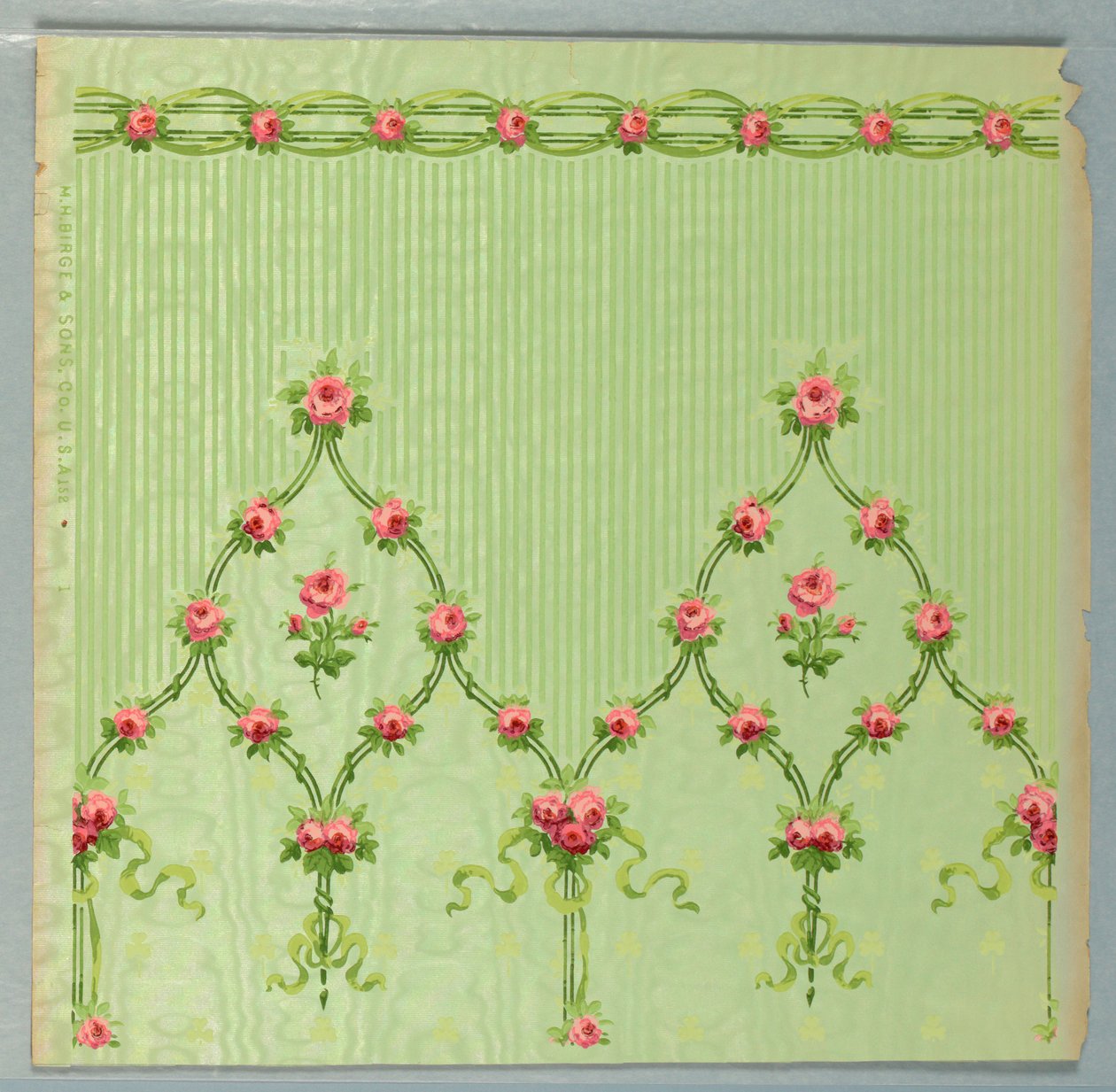 Parete laterale e fregio (USA), 1905-1920 da Made by M.H. Birge and Sons Co.