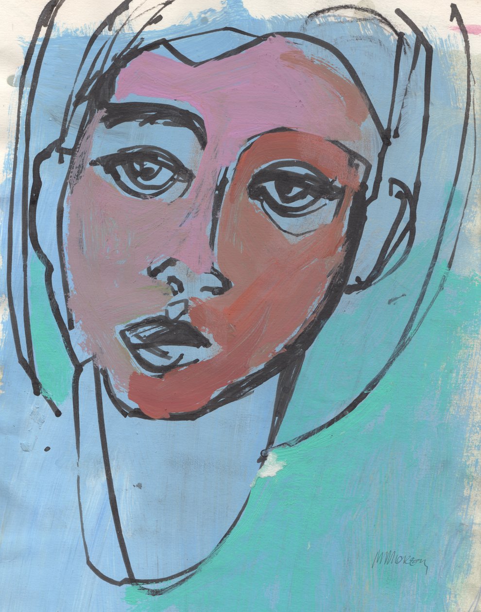 Sketchbook 21, 2024 (tempera, inchiostro su carta) da Madgalena Morey