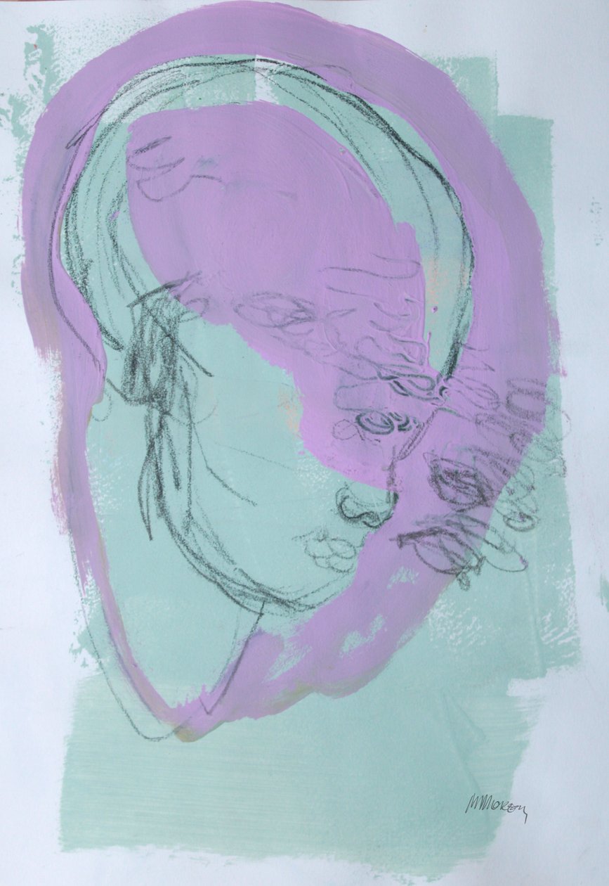 Sketchbook 44, 2025 (tempera, carboncino su carta) da Madgalena Morey