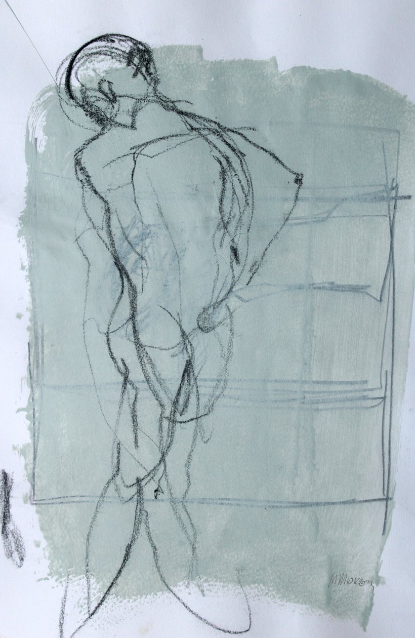 Sketchbook 46, 2025 (tempera, carboncino su carta) da Madgalena Morey