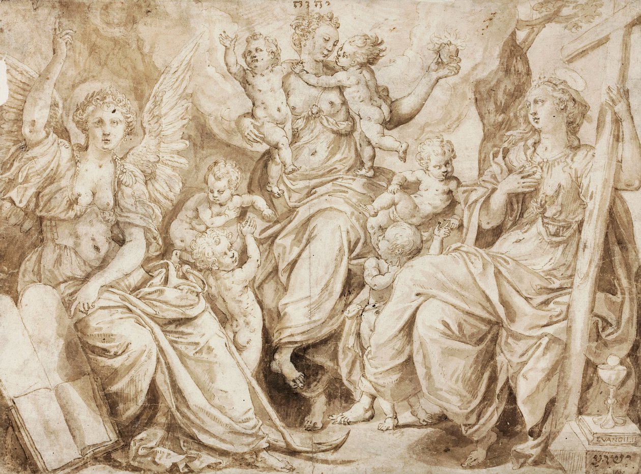 Fede, Speranza e Amore da Maarten de Vos