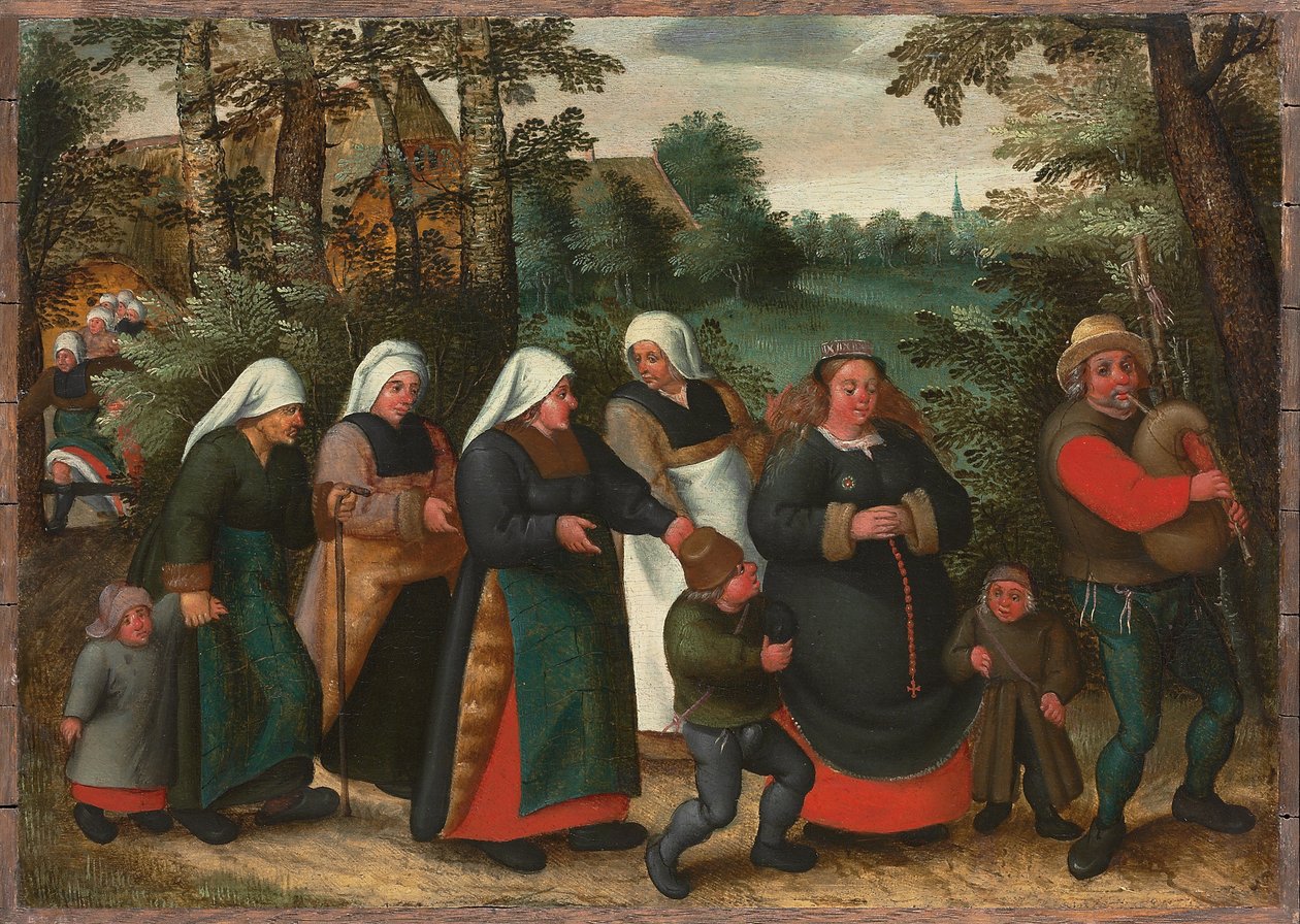 La Processione della Sposa da Maerten van Cleve