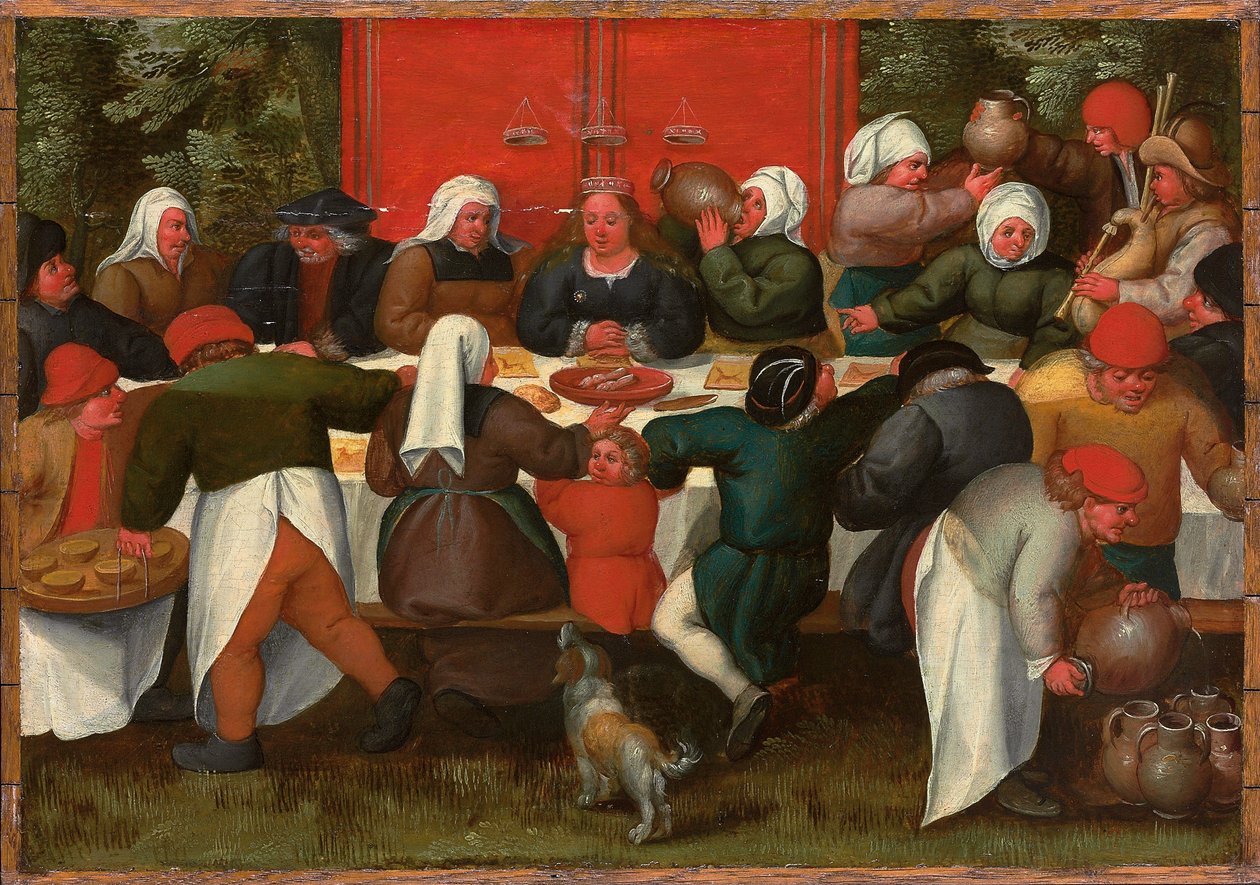 Il banchetto di nozze da Maerten van Cleve