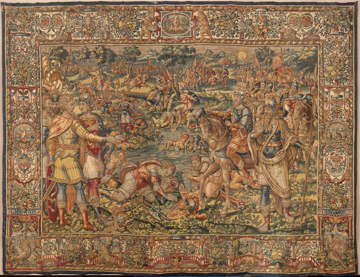 Storia di Gedeone, fine XVI secolo (seta e lana) da Maerten van Heemskerck