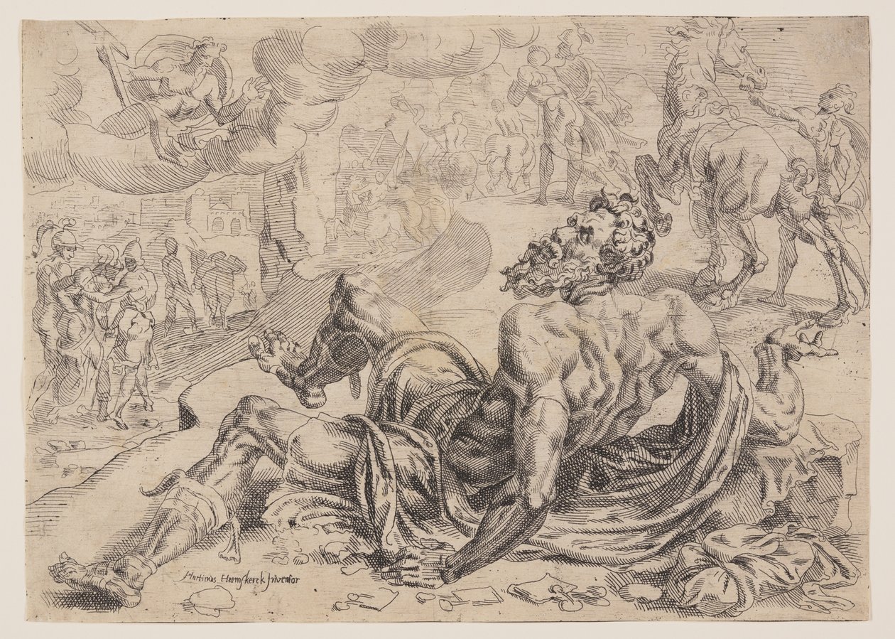 La conversione di Saulo da Maerten van Heemskerck