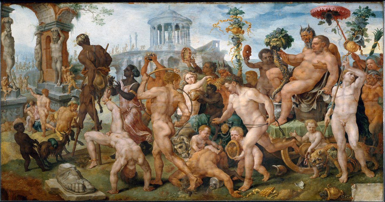 Processione trionfale di Sileno da Maerten van Heemskerck
