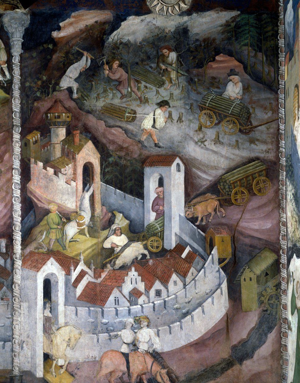Mese di Dicembre, Ciclo dei Mesi da Maestro (attr. to) Venceslao