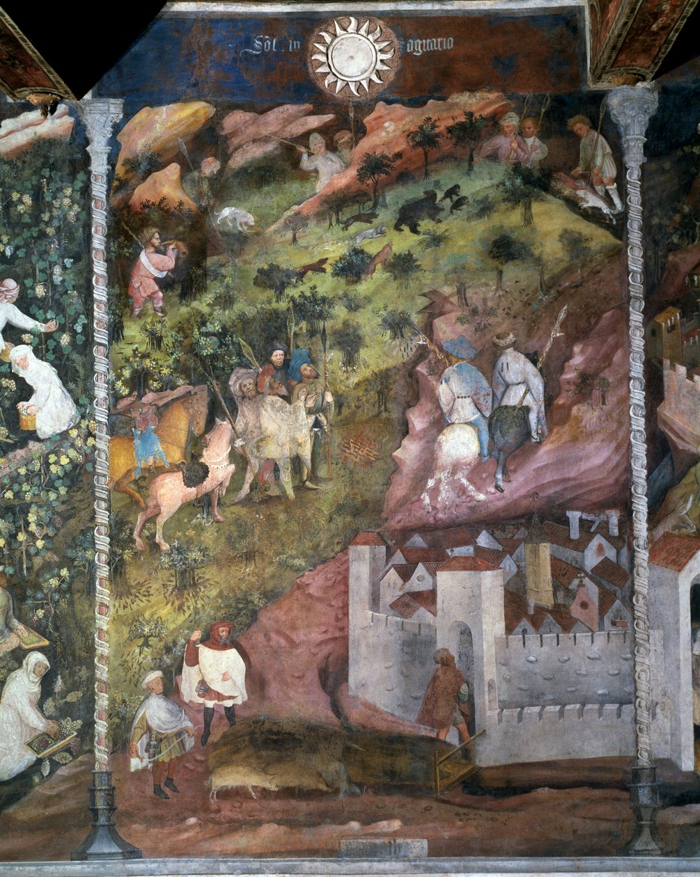 Mese di Novembre, dettaglio dal Ciclo dei Mesi da Maestro (attr. to) Venceslao