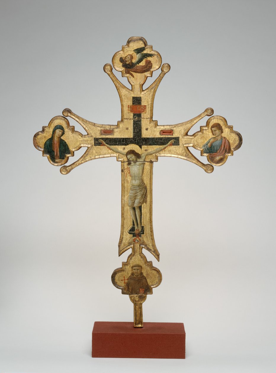 Croce processionale, c. 1320 da Maestro di Santa Chiara