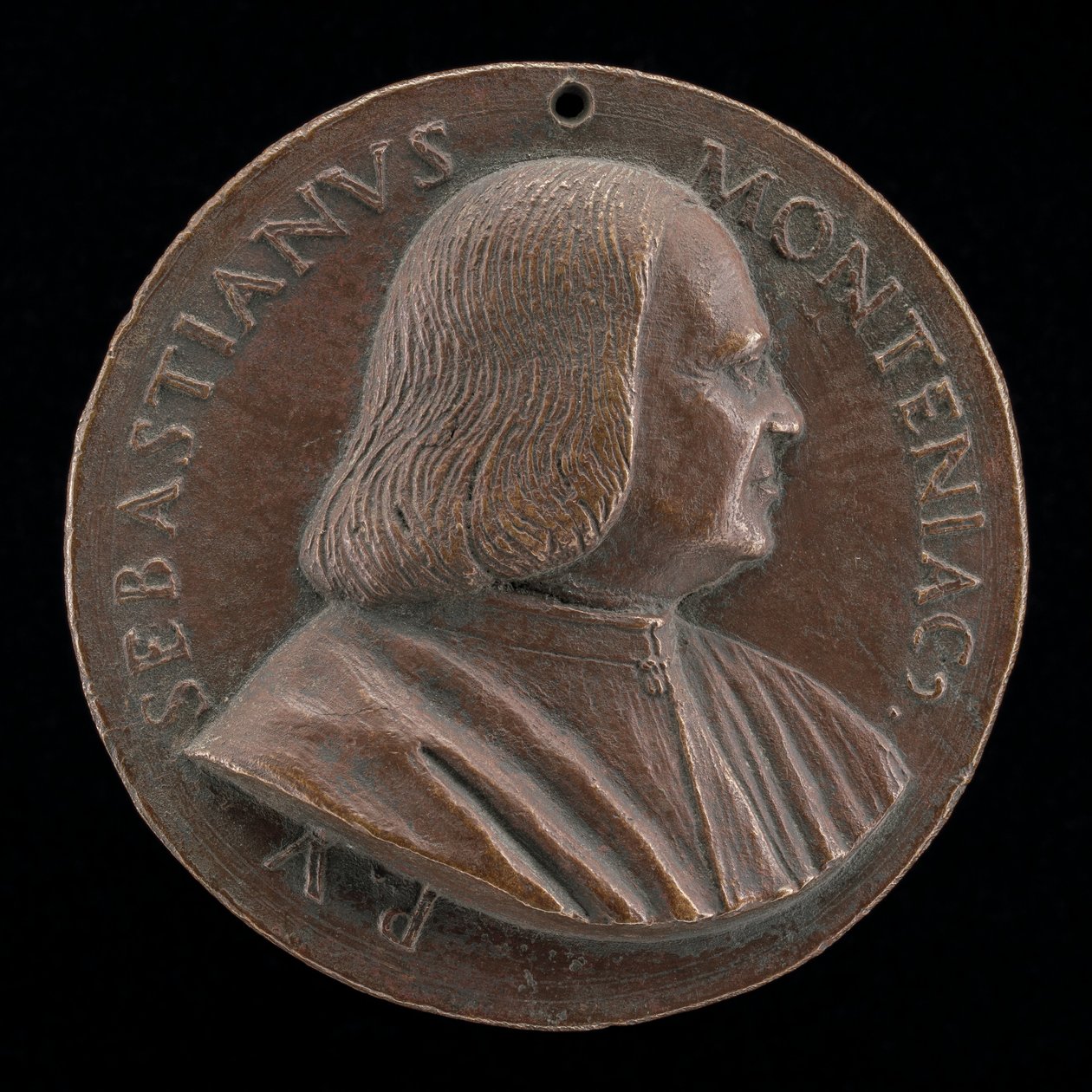 Sebastiano Montagnacco, morto nel 1540, patrizio veneziano [recto], 1520-1530 da Maffeo Olivieri