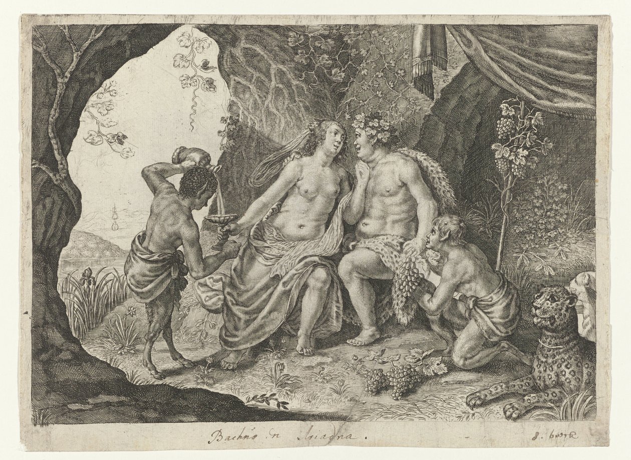 Matrimonio di Bacco e Arianna da Magdalena van de Passe (possibly)