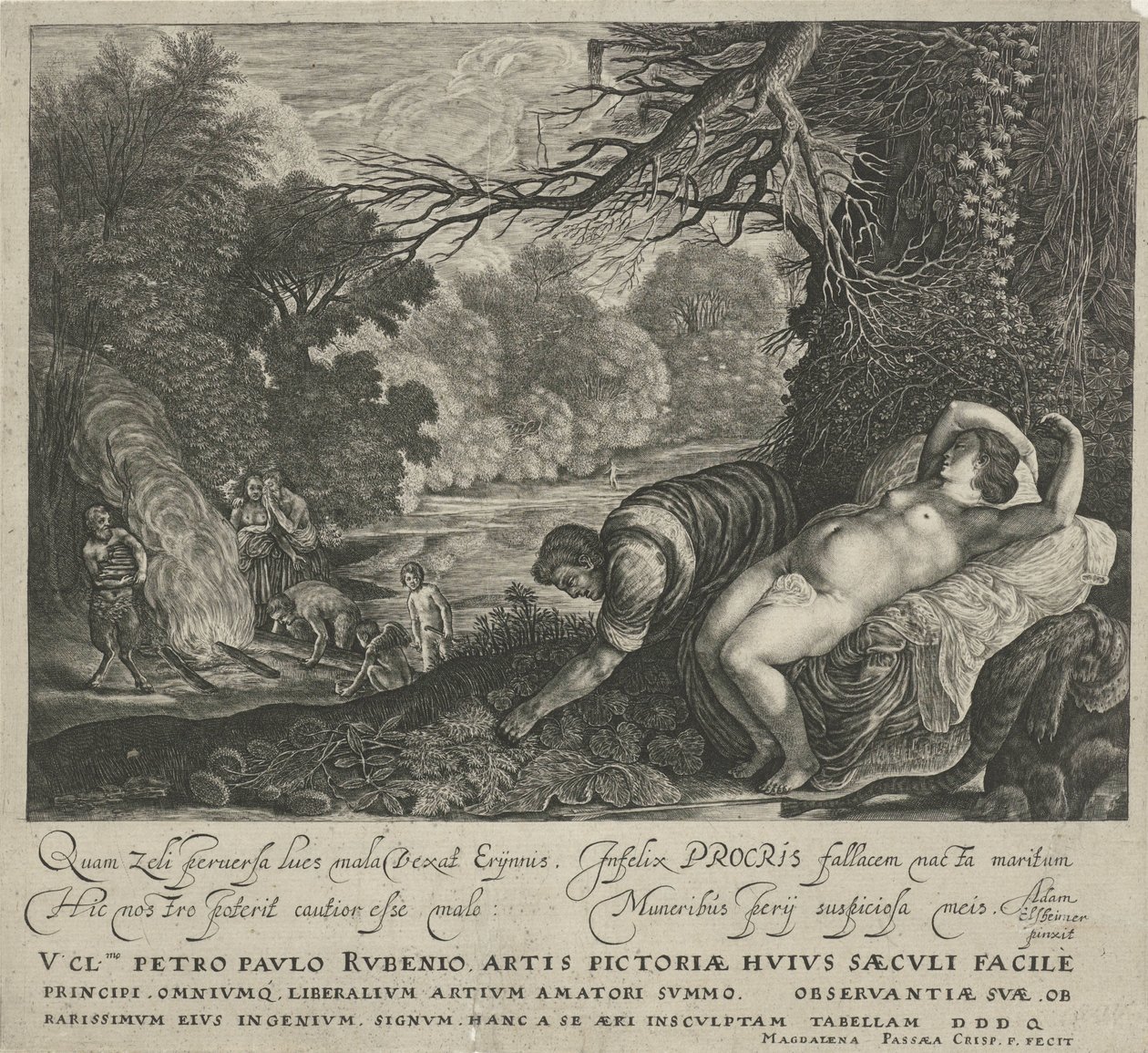 Cefalo e Procri da Magdalena van de Passe