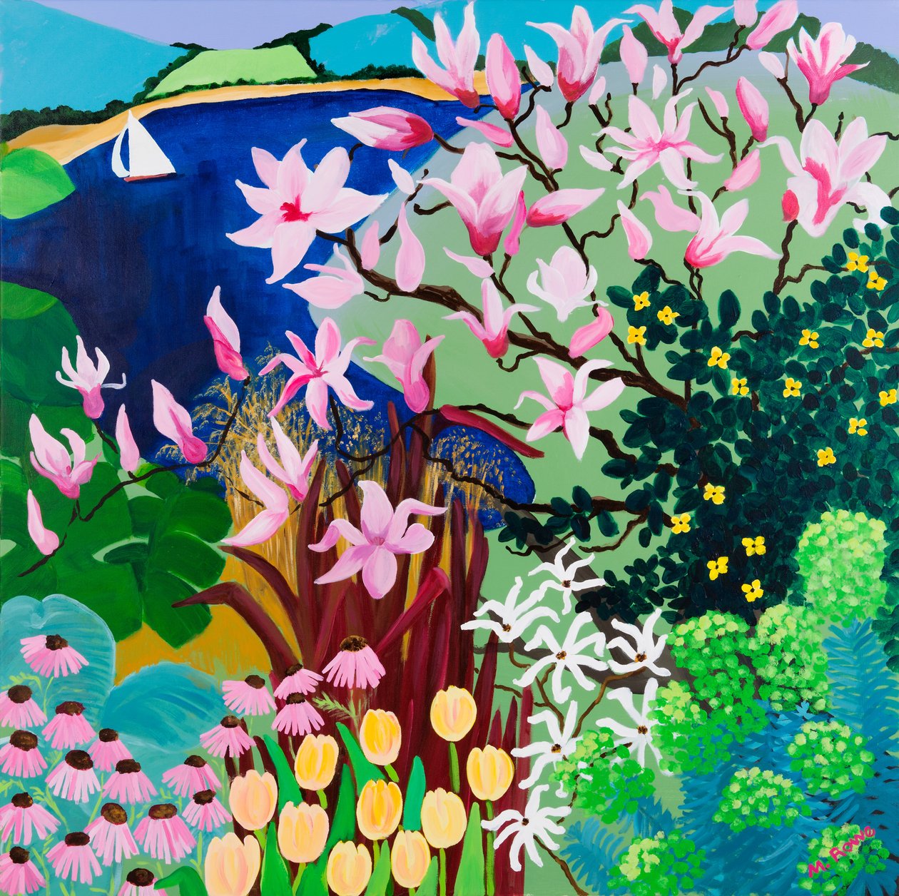Magnolie a Salcombe, 2013 da Maggie Rowe