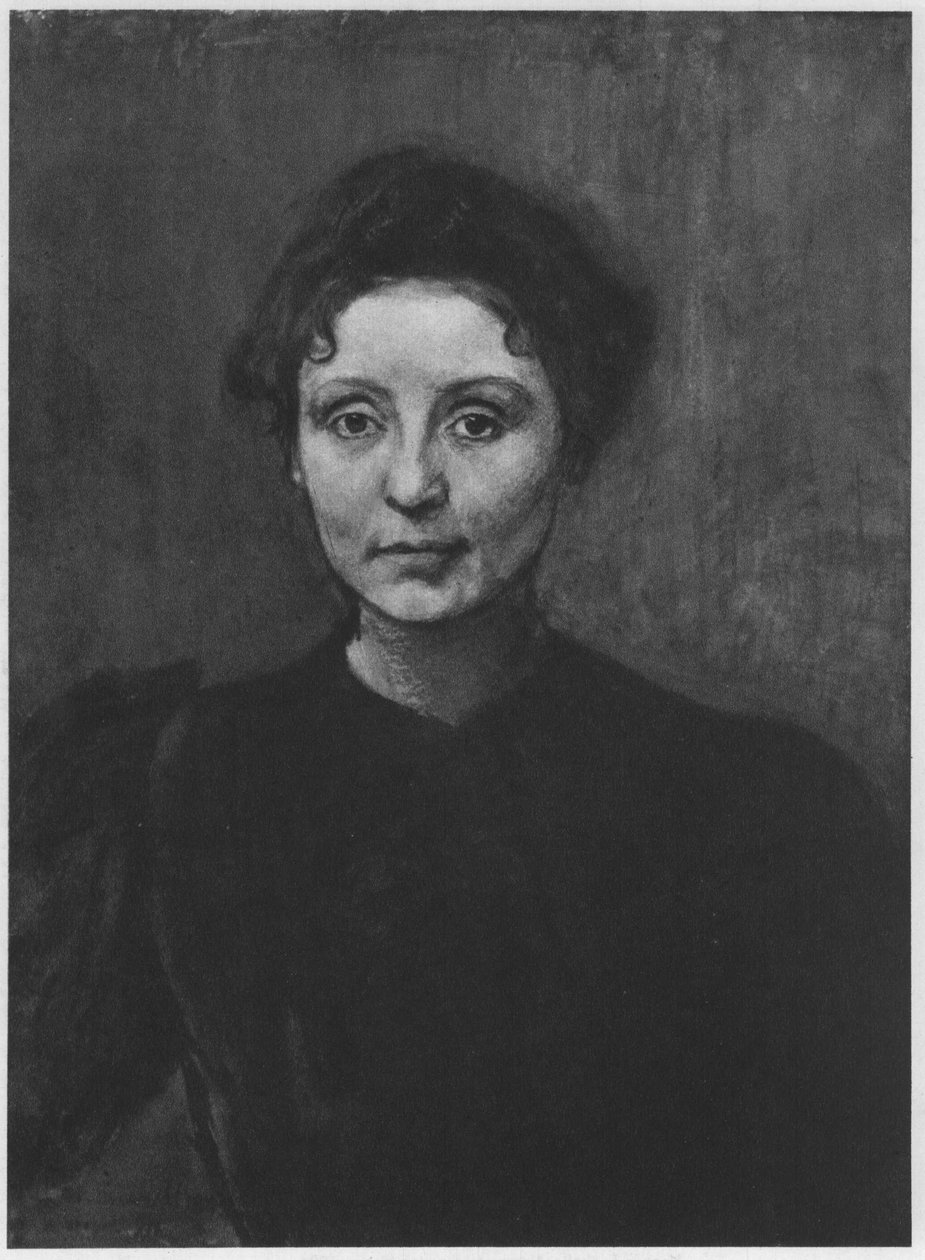 Signorina M. Jouvray. Descrizione secondo la fonte; probabilmente Madeleine Jouvray, scultrice francese, allieva di Auguste Rodin e insegnante di Edward Wittig da Magnus Enckell