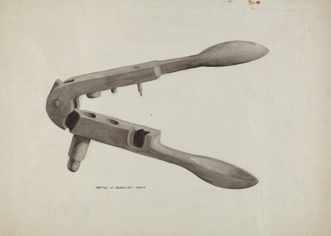 Stampo per proiettili da Majel G. Claflin