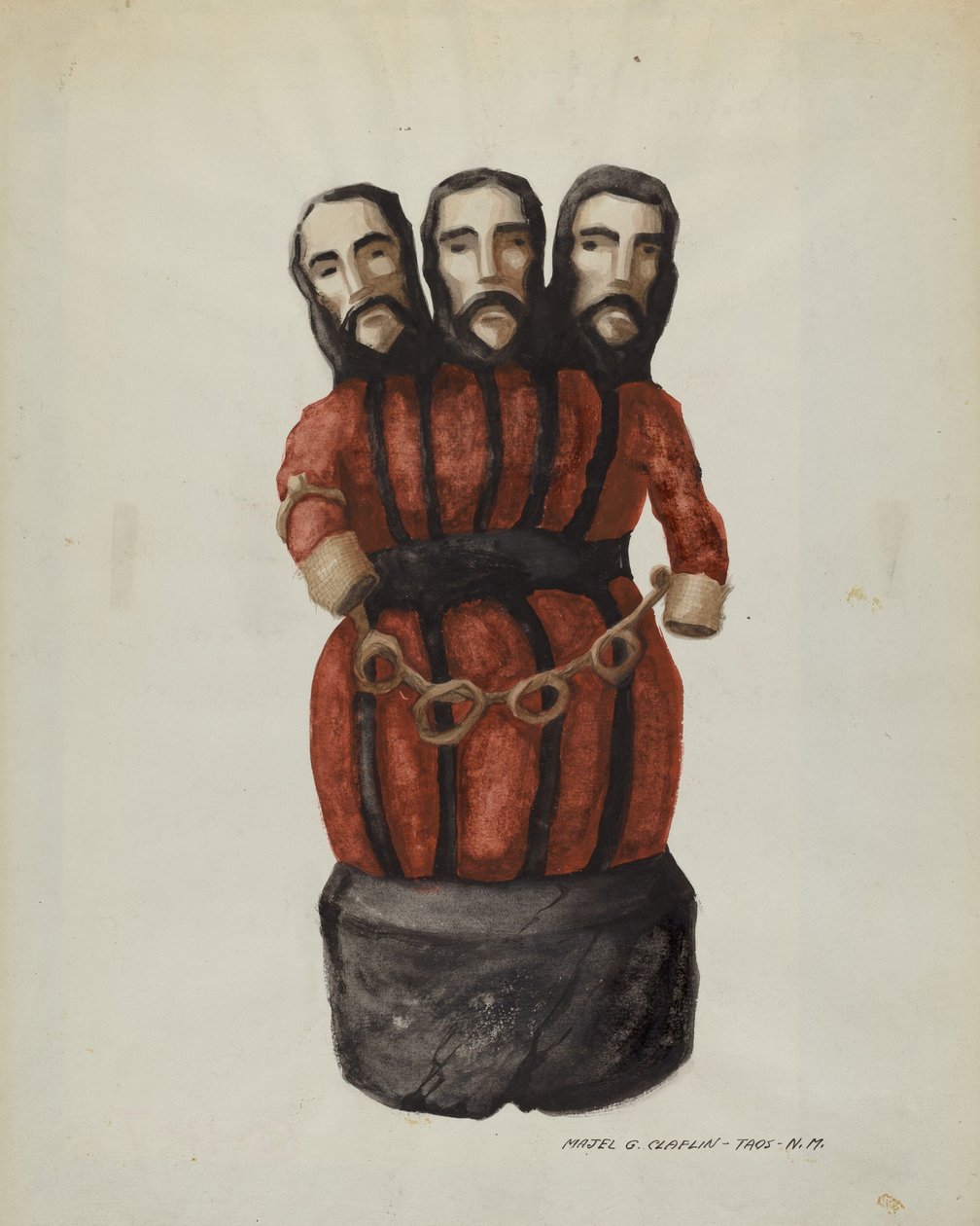Bulto: Santissima Trinità da Majel G. Claflin