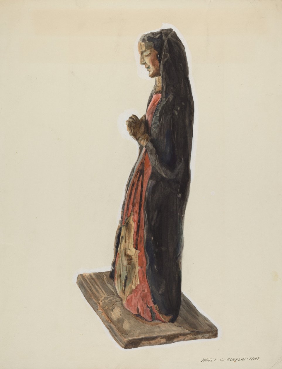 Bulto Santa Rita, c. 1939 da Majel G. Claflin